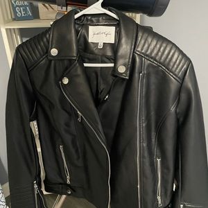 New black Leather Jacket